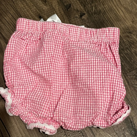 Lil Cactus Pink Gingham Smocked Dress & Bloomers Set - Picture 12 of 12